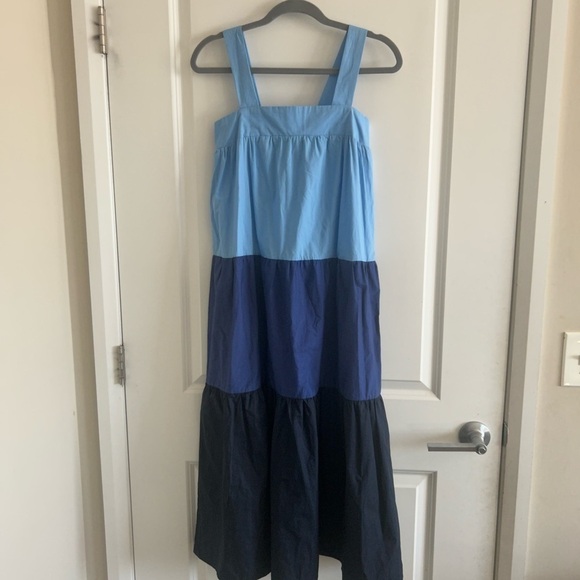 Goodnight Macaron ‘Yanny’ Strap Color Block Tiered Sundress - Picture 5 of 10